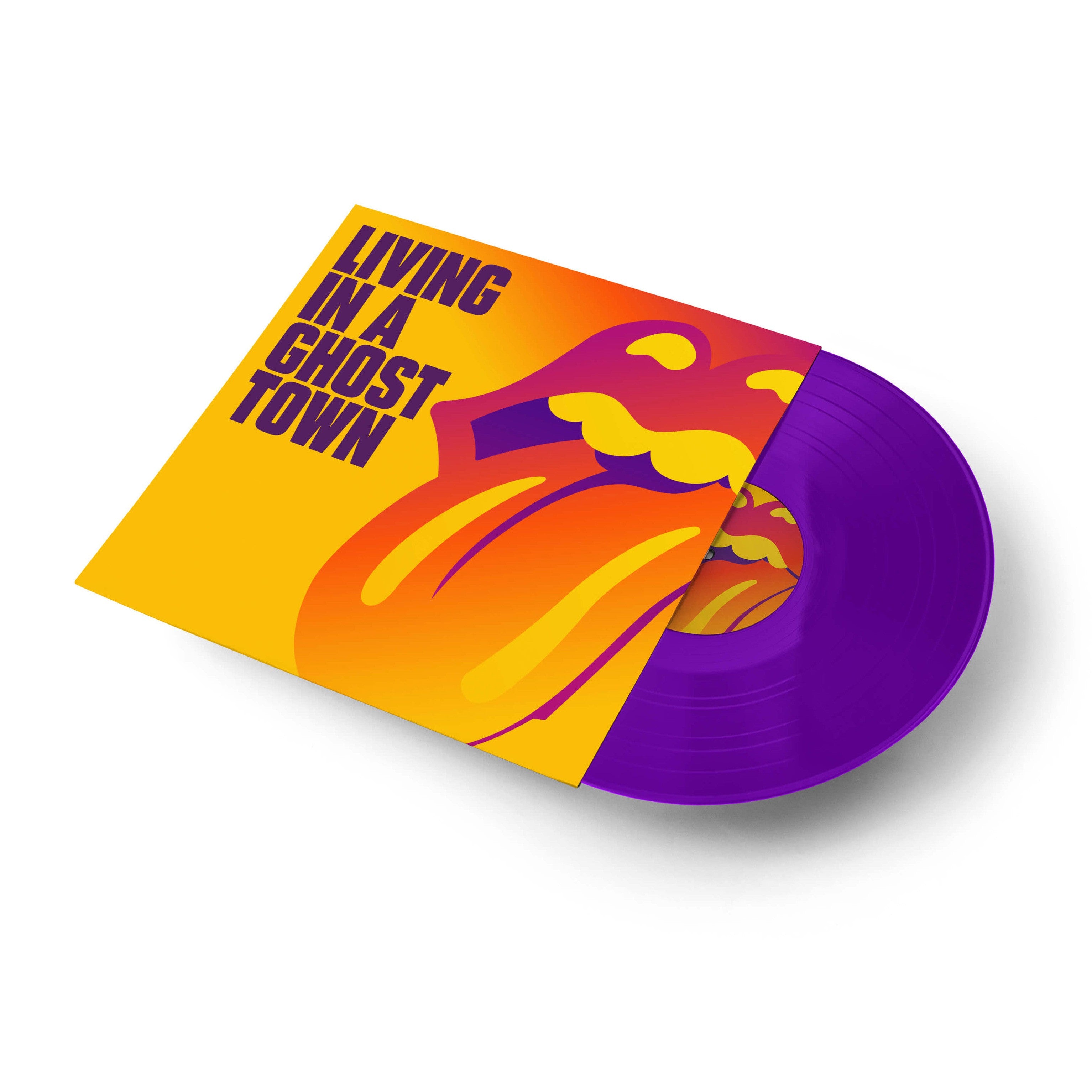 The Rolling Stones Living In A Ghost Town 10" Single - Limited Purple Vinyl 187350