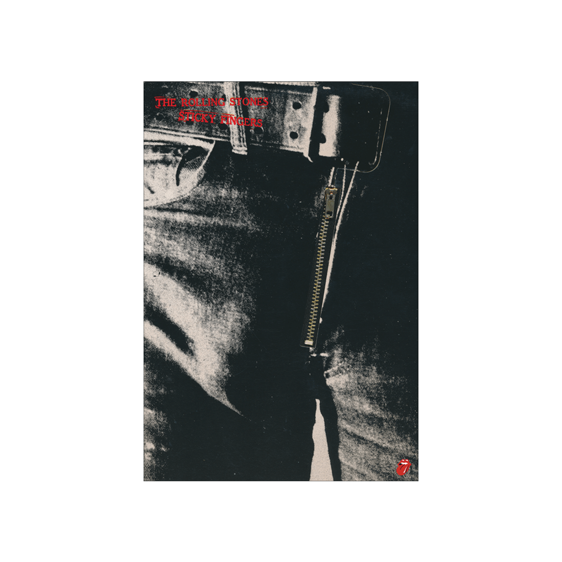 The Rolling Stones Sticky Fingers Album Cover Lithograph 188694