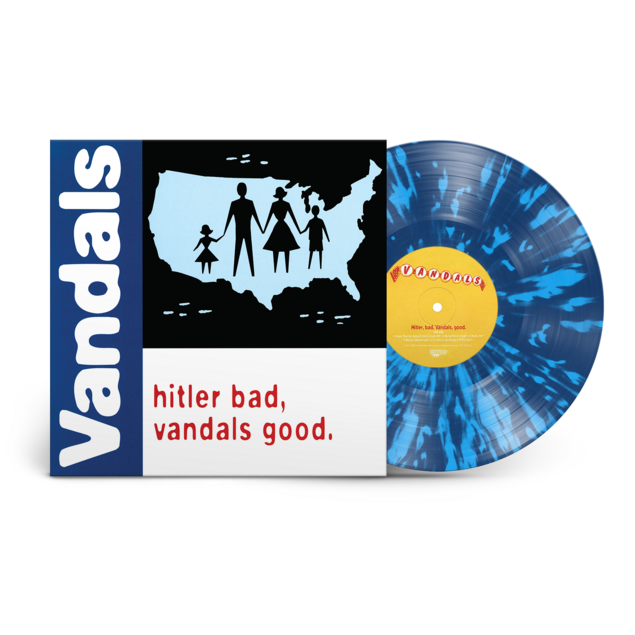 The Vandals Hitler Bad, Vandals Good Limited Translucent Blue w/Heavy White Splatter LP 293862