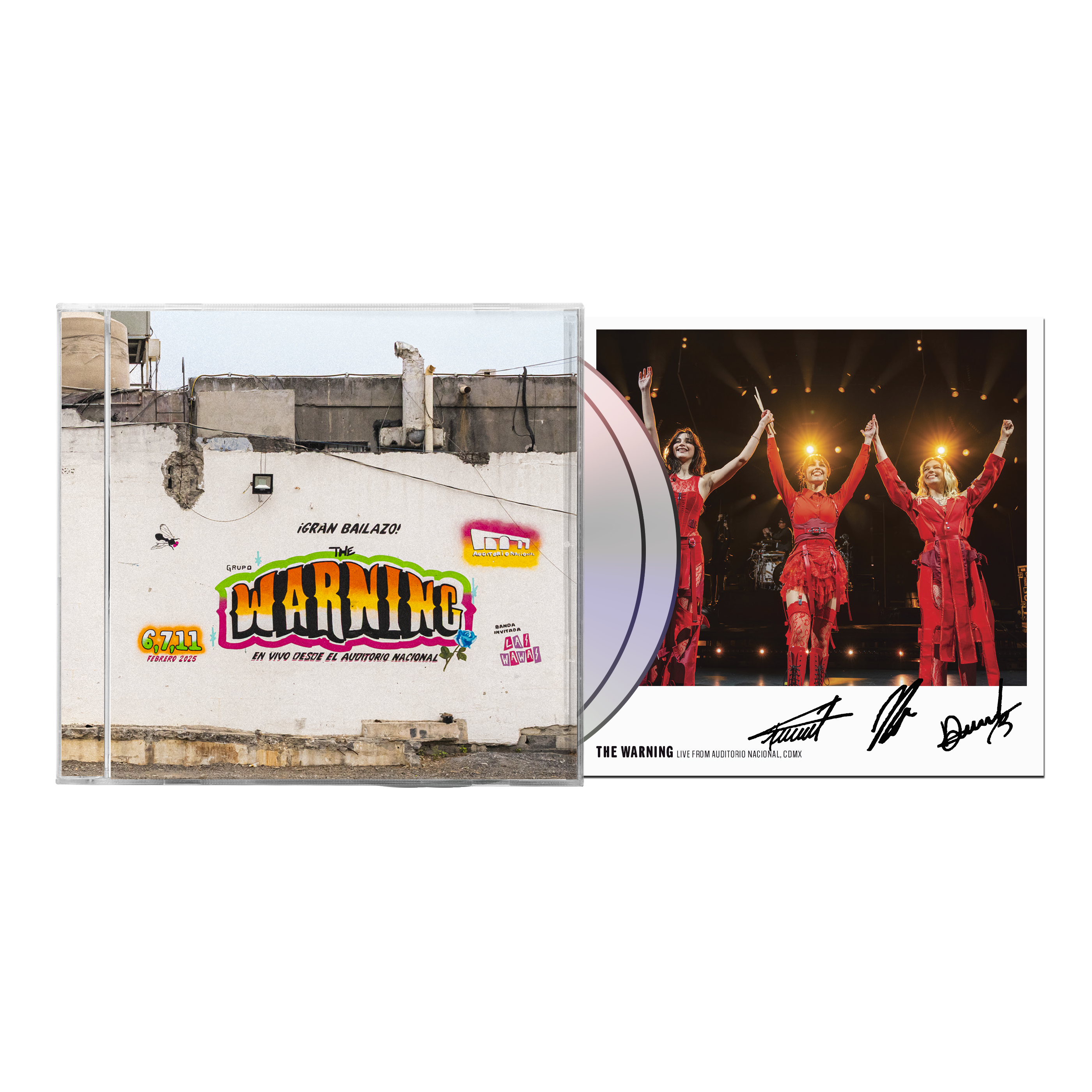 The Warning Live from Auditorio Nacional, CDMX  2CD (Gran Bailazo Ver.) + signed art card 416378