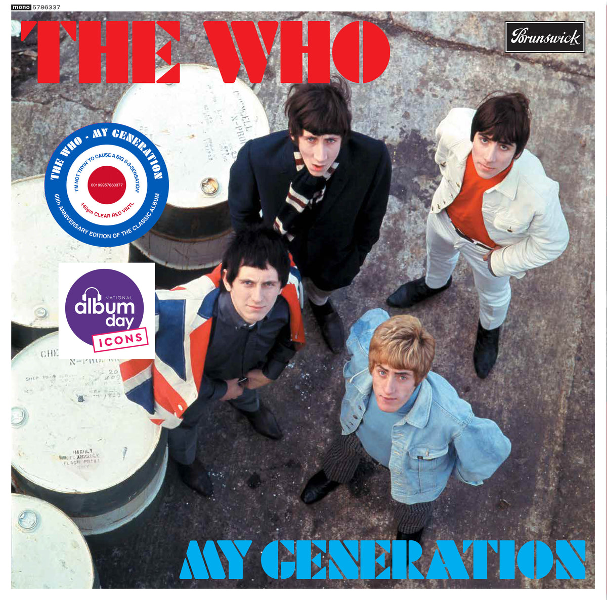 The Who My Generation - 60th Anniversary Edition Col. 1LP 459843
