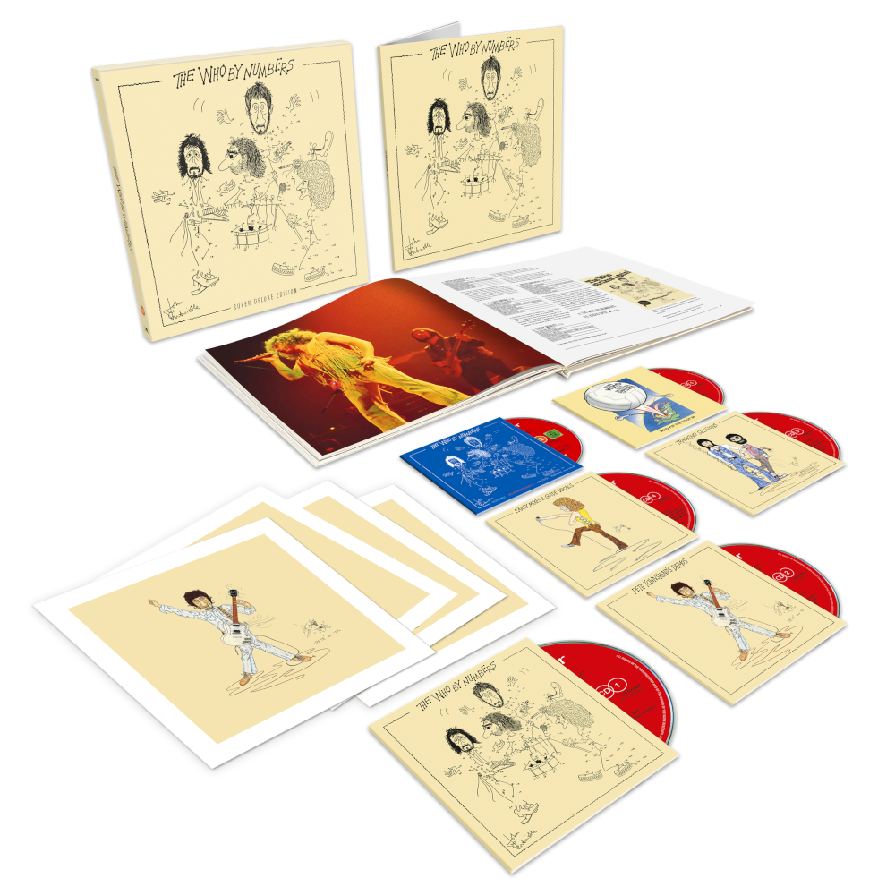 The Who The Who By Numbers Exclusive 5CD/Blu-ray Super Deluxe Edition + 4 Art Prints 457899