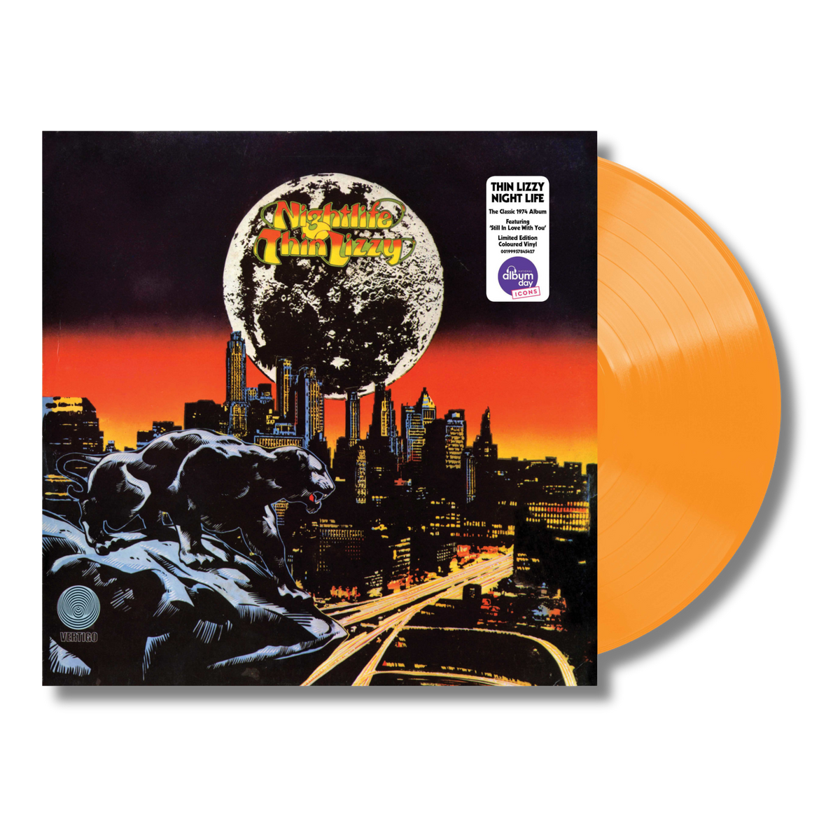 Thin Lizzy Nightlife Orange Vinyl LP 460133