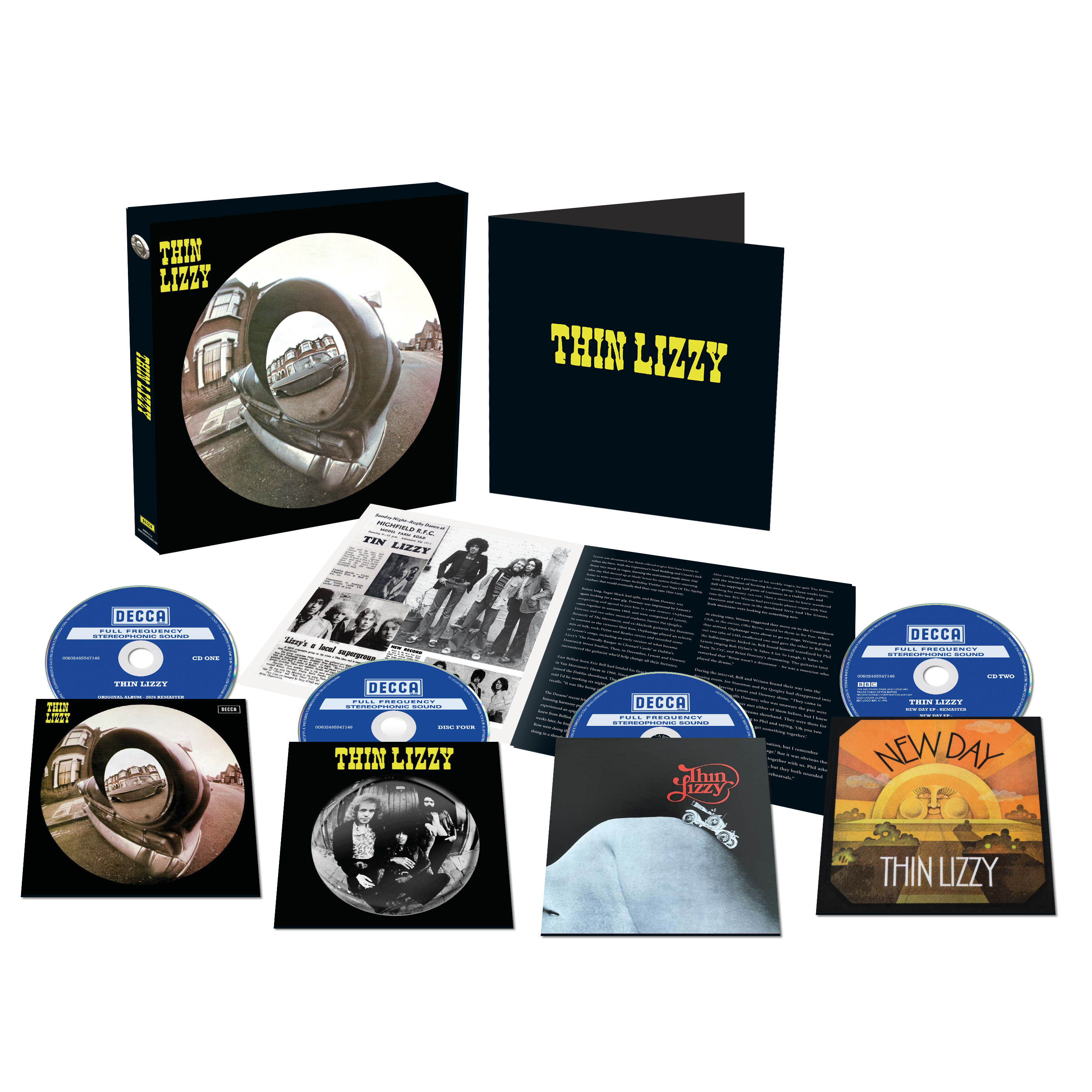 Thin Lizzy Thin Lizzy 3CD / Blu-Ray 446210