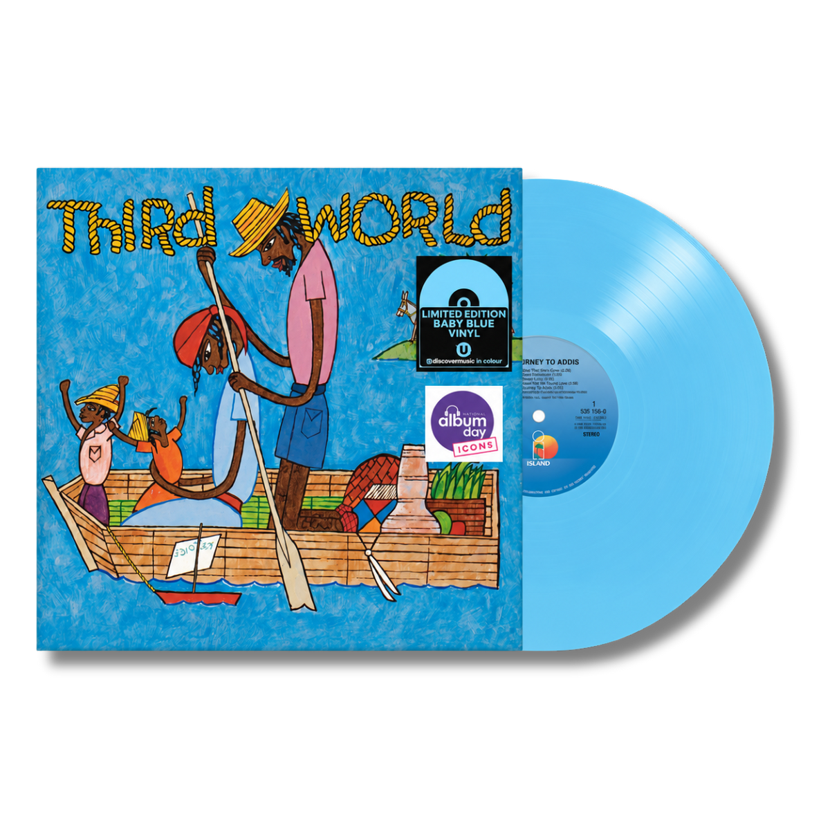 Third World Journey To Addis Baby Blue Vinyl LP 460047