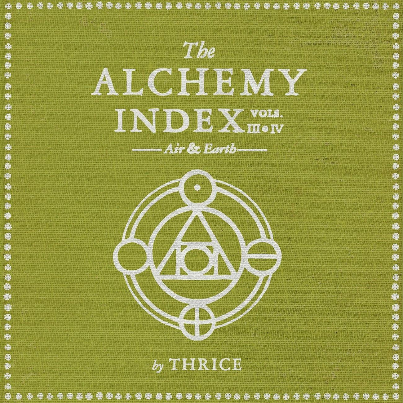 Thrice The Alchemy Index Vols. III & IV: Air & Earth milky clear & translucent tan LP 424374