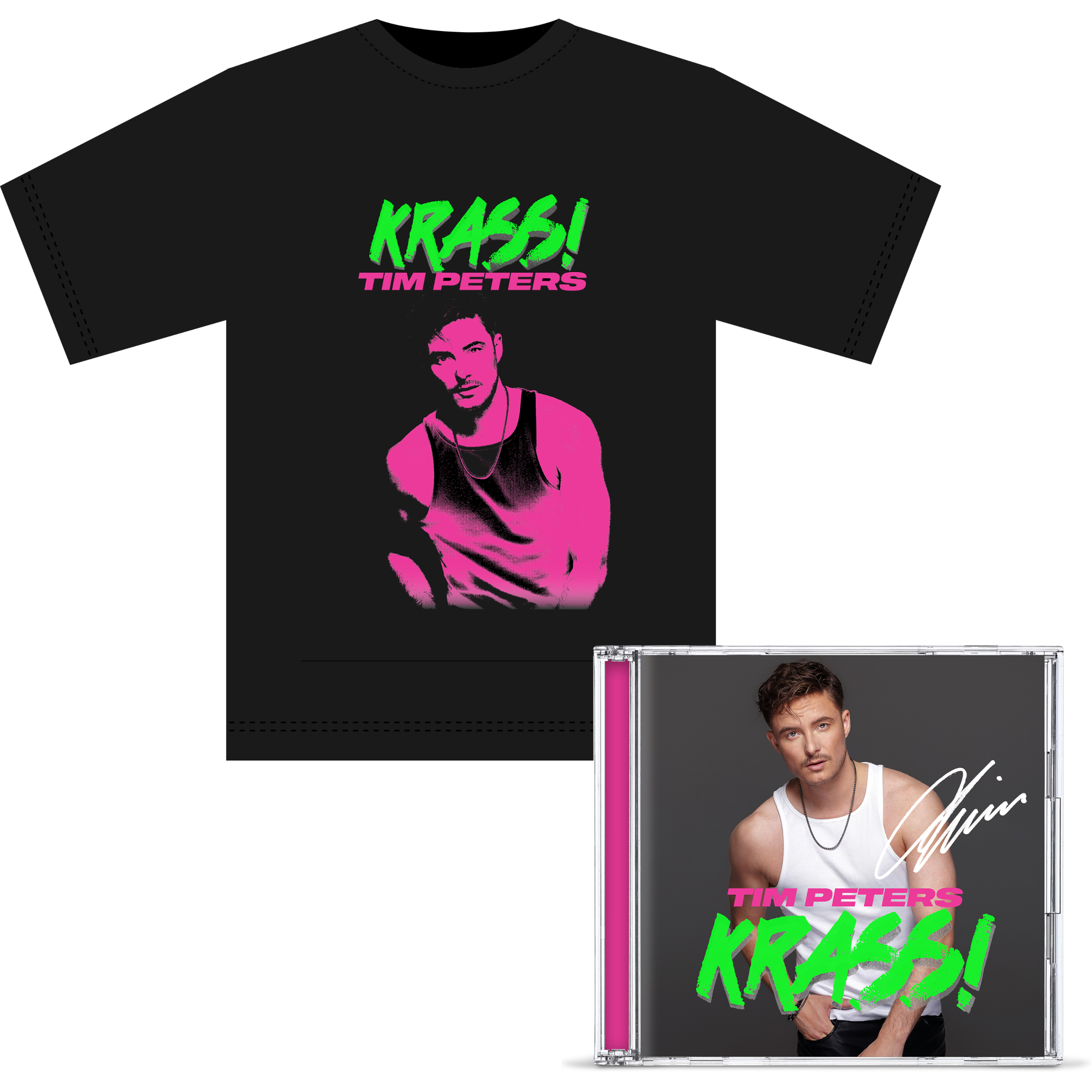 Tim Peters KRASS! Handsignierte CD + Exklusives T-Shirt 365158