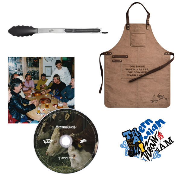 Tream - STAMMTISCHPAROLEN (CD + Grillschürze + Grillzange + Sticker)