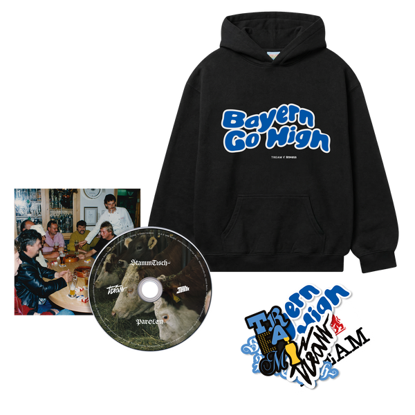 Tream - Stammtischparolen (CD + „Bayern Go High“ Hoodie Tream x Strawanza + Sticker)