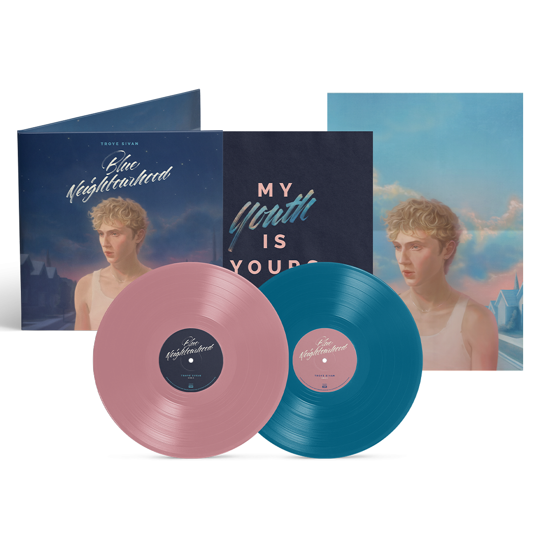 Troye Sivan Blue Neighbourhood - Ten Years On  Limited Edition Blush & Blue 2LP 431216
