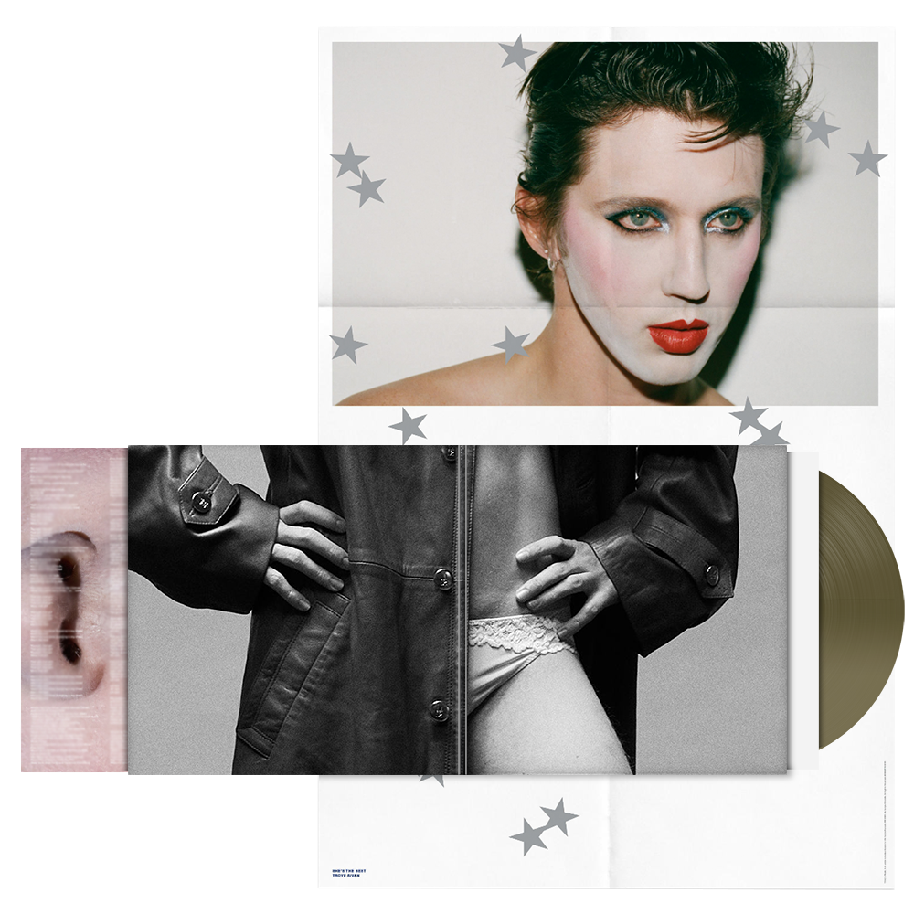 Troye Sivan She's the Best - Store Exclusive Transparent Burnt Vinyl with Collectible Poster + Signed Art Card Vinyl-Bundle 456389