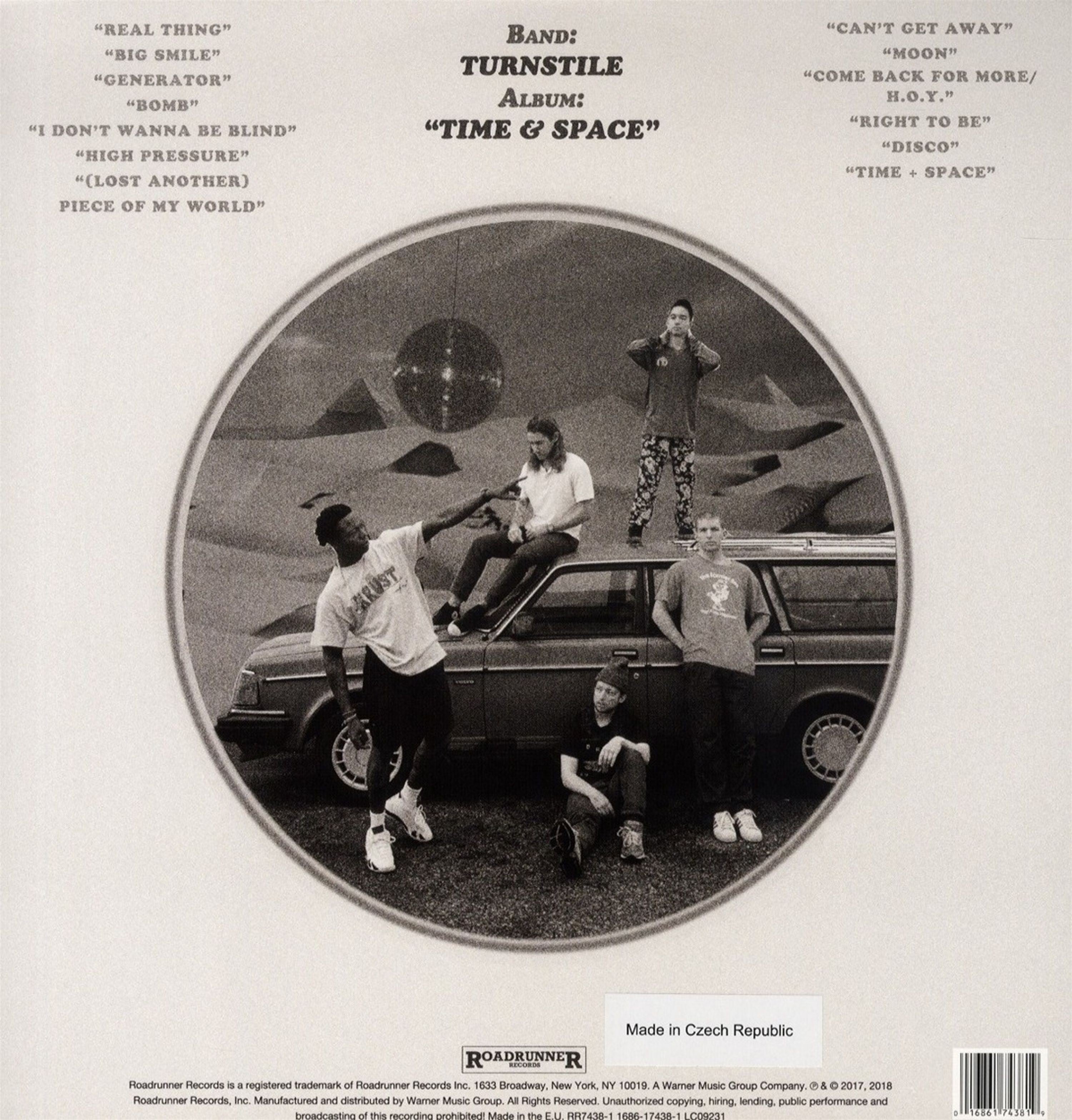 Turnstile Time & Space Black Vinyl LP 436593