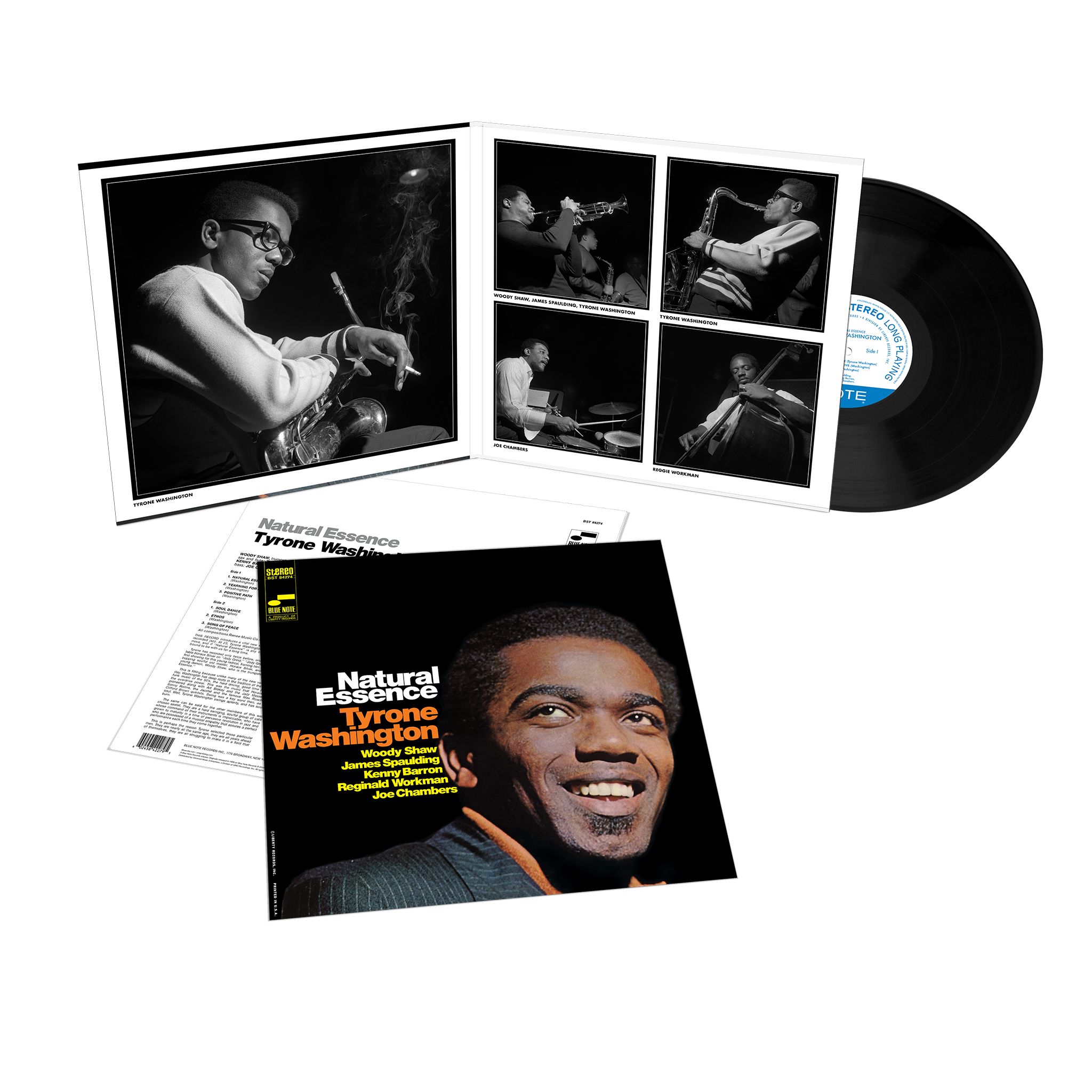 Tyrone Washington Natural Essence (Tone Poet Vinyl) 1LP Black 180 g, Gatefold-Sleeve, Tip-On-Jacket, Stereo 427674