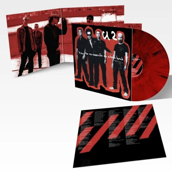 U2 - How To Re-Assemble An Atomic Bomb (Black & Red Marble Vinyl LP)