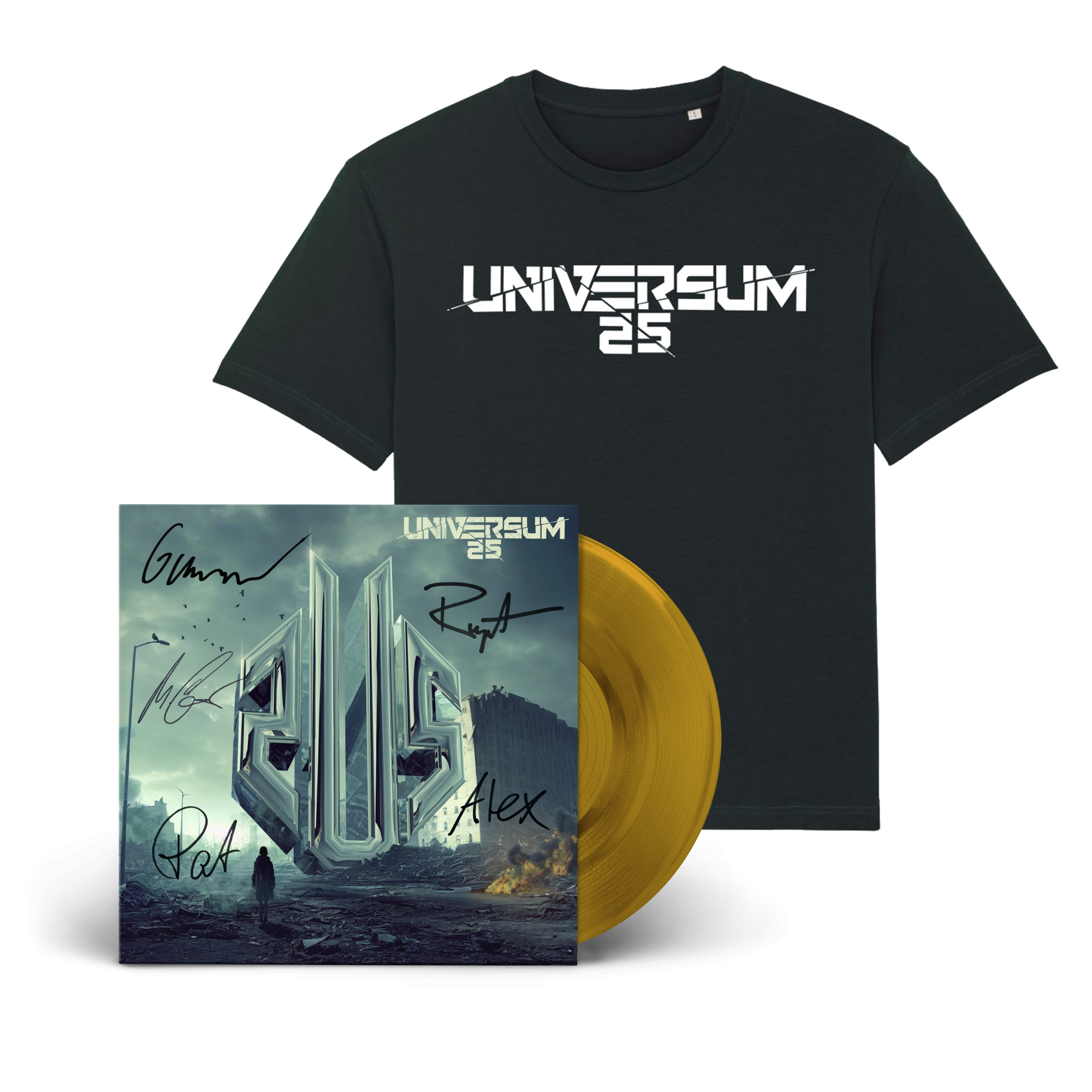 UNIVERSUM25 UNIVERSUM25 Ltd. 1LP gold signiert + T-Shirt 416532