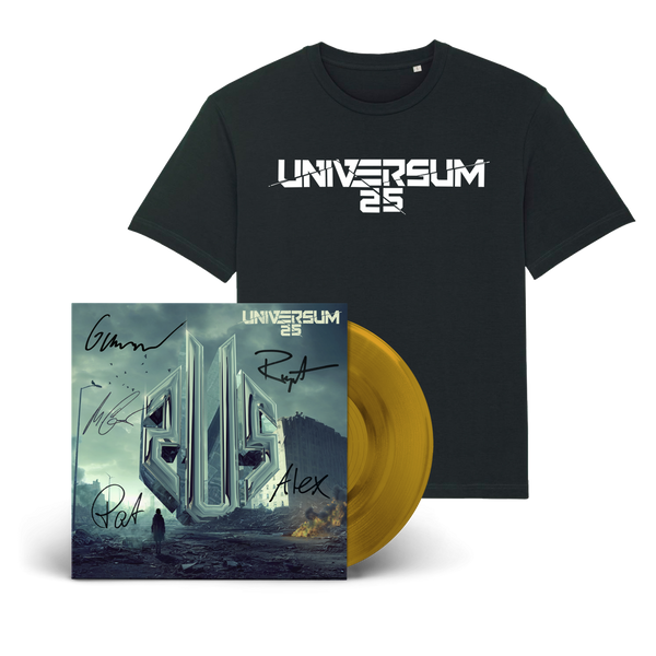 UNIVERSUM25 - UNIVERSUM25 (Ltd. 1LP gold signiert + T-Shirt)