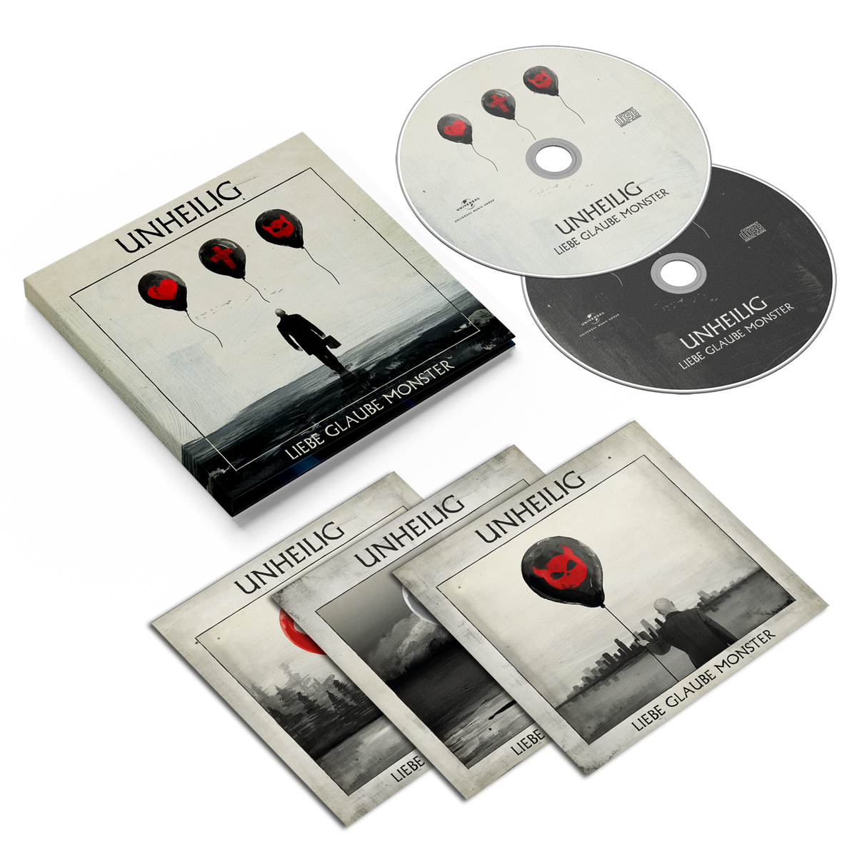 Unheilig Liebe Glaube Monster Deluxe 2CD + Akustik CD + 1 Sitzplatzticket 437633
