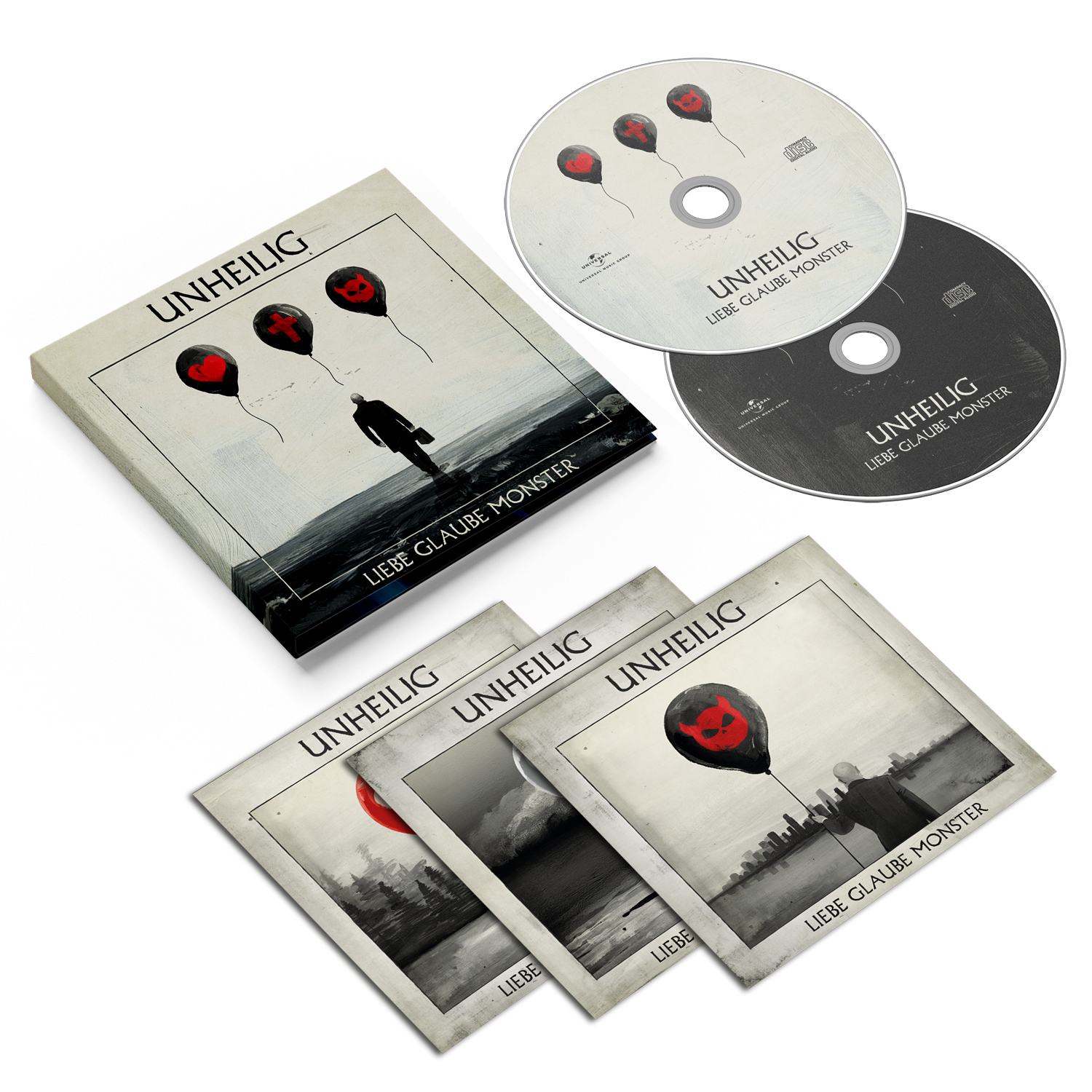 Unheilig Liebe. Glaube Monster Deluxe 2CD + Akustik CD + 1 Stehplatzticket 437615