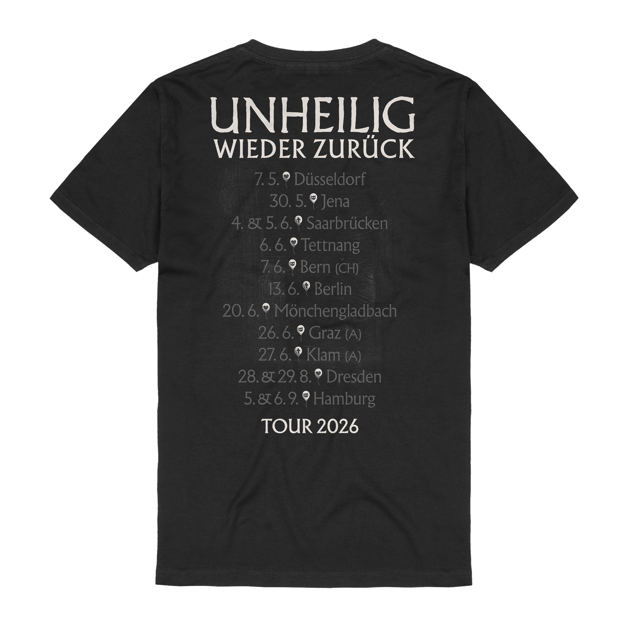 Unheilig Wieder zurück Tour 2026 T-Shirt 443195