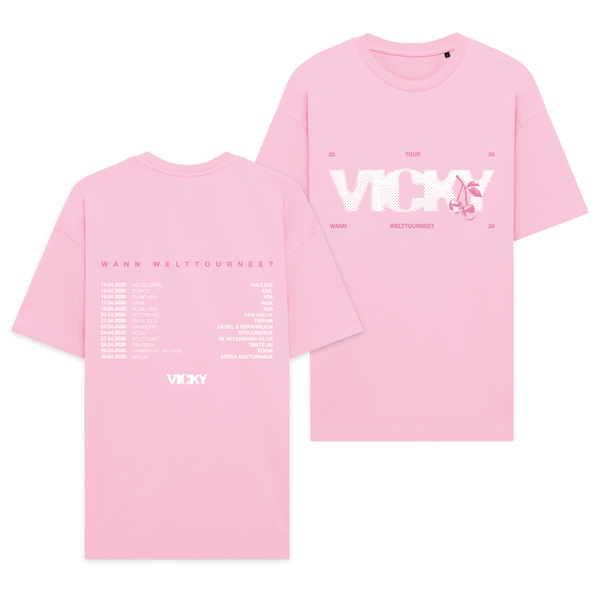 VICKY - Wann Welttournee? (Pinkes Shirt)