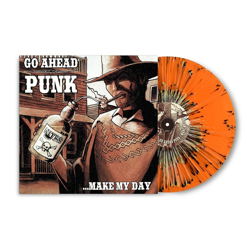 Various Artists Go Ahead Punk...Make My Day (Ltd. Edition) Orange Splatter Vinyl LP - RSD 2022 423796