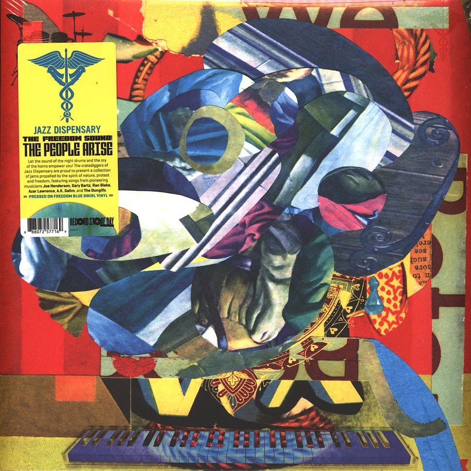 Various Artists Jazz Dispensary: The Freedom Sound! The People Arise (Ltd. Edition) Blue/Yellow Swirl Vinyl LP - RSD 2024 423790