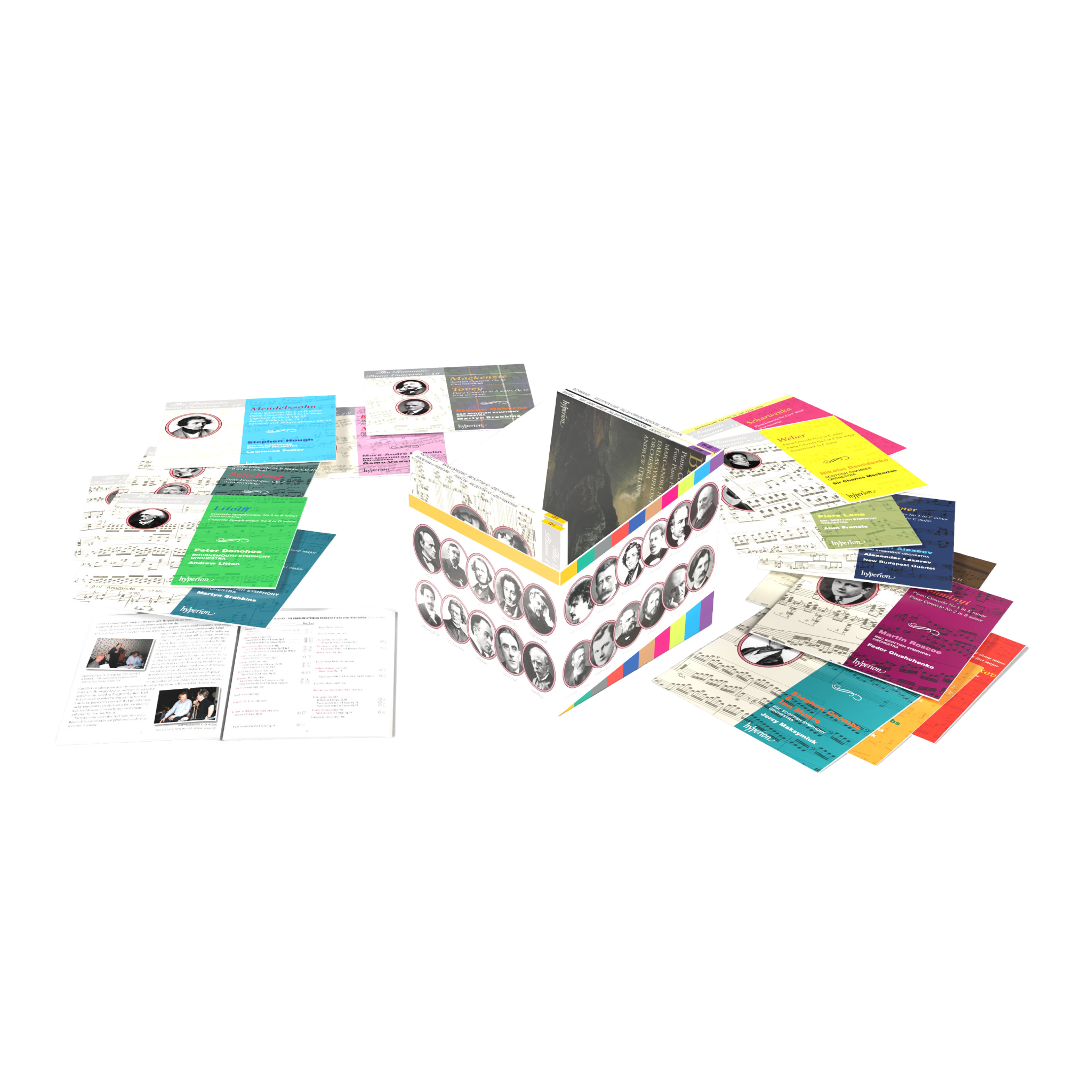 Various Artists The Hyperion Romantic Piano Concerto (1991-2007) CD Box 434735