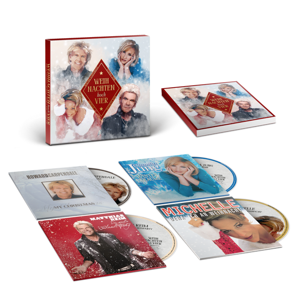 Various Artists, Claudia Jung, Howard Carpendale, Michelle, Matthias Reim - Weihnachten Hoch Vier (4CD)