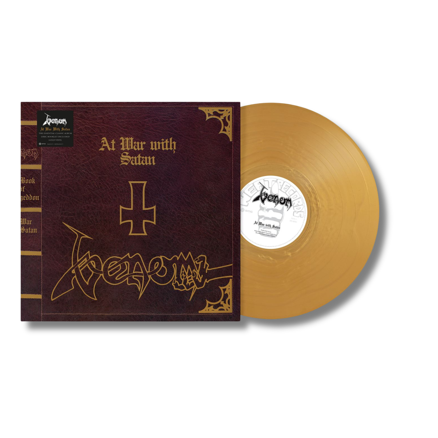 Venom At War with Satan  Gold LP 451990