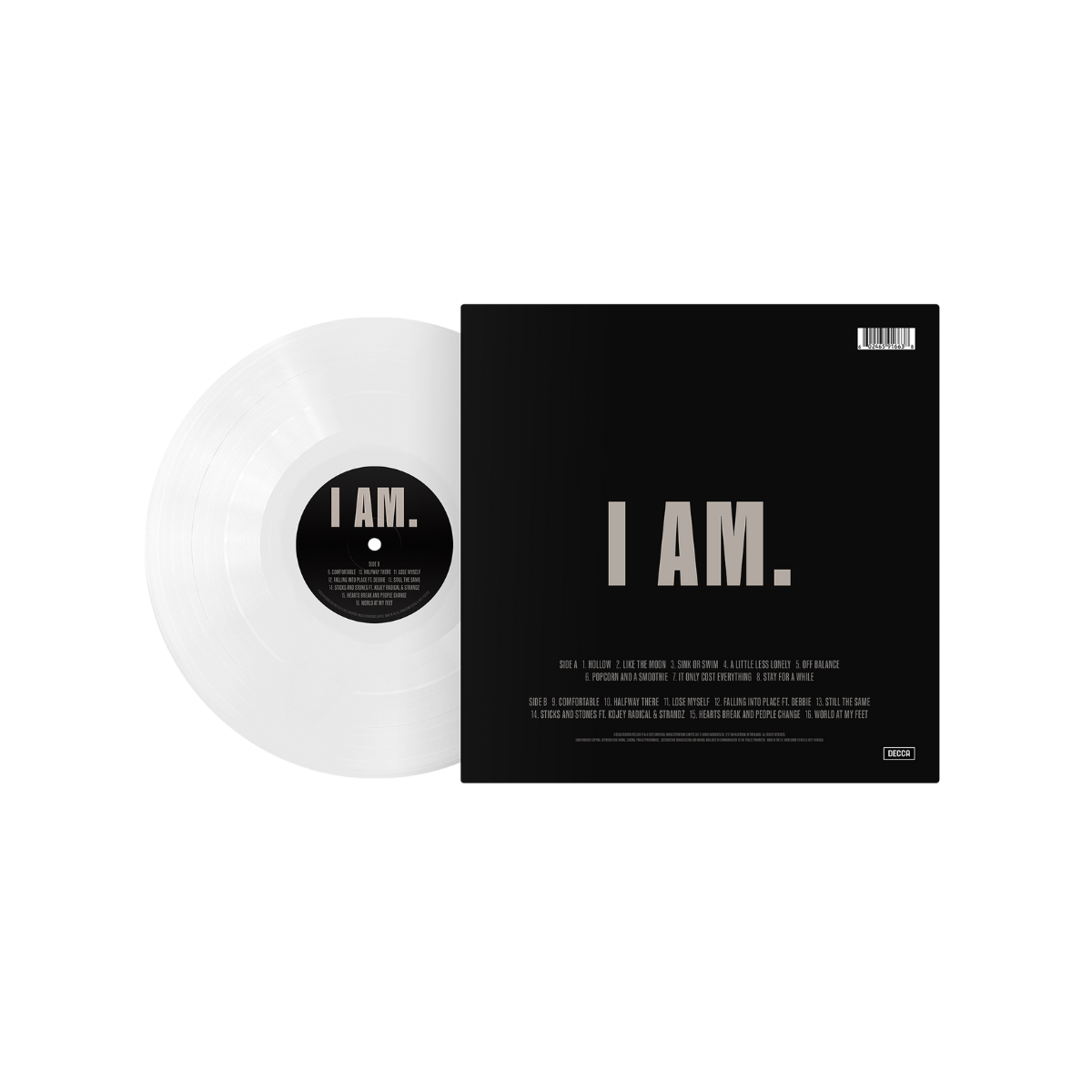 Victor Ray I AM. Exclusive White Vinyl LP + Signed Card 398260