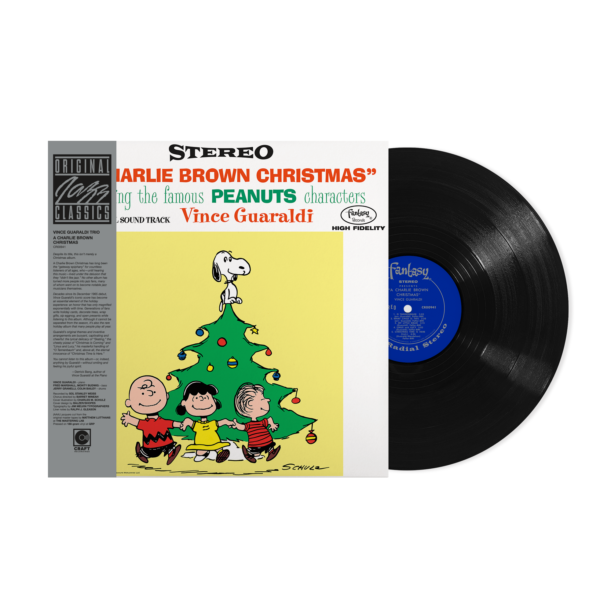 Vince Guaraldi Trio A Charlie Brown Christmas LP 456901