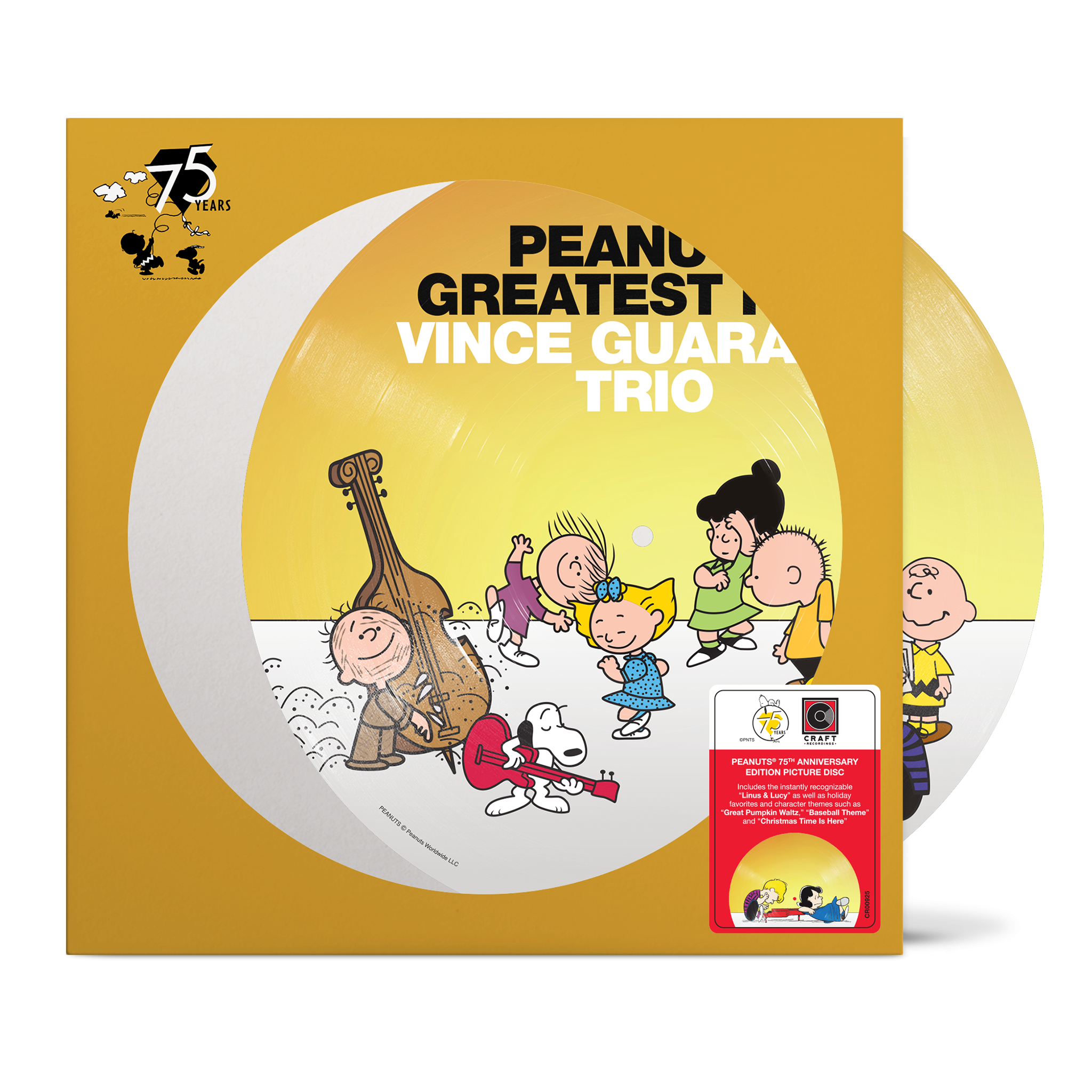 Vince Guaraldi Trio Peanuts Greatest Hits (75th Anniversary Edition / Picture Disc) 1LP Picture Disc  417530
