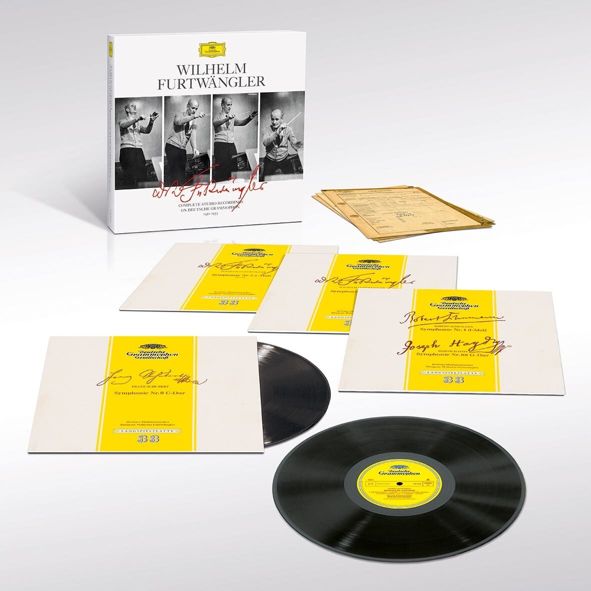 Wilhelm Furtwängler Complete Studio Recordings On DG 1951-1953 4LP Boxset 203317