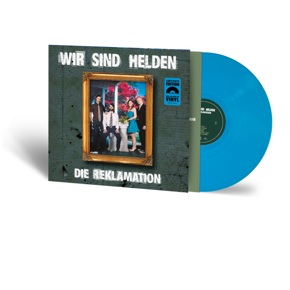 Wir Sind Helden Die Reklamation Limitierte Blaue Vinyl LP + Exklusiver Stickerbogen 450566