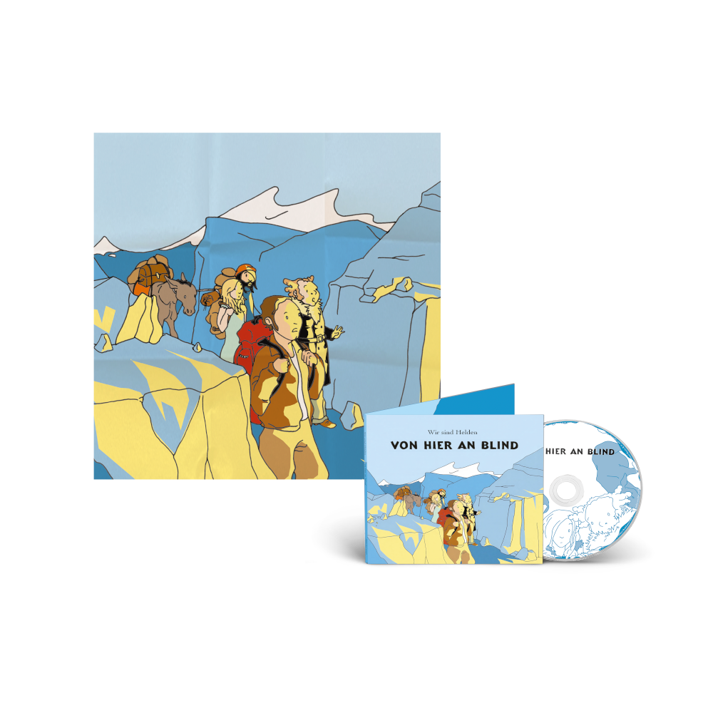 Wir Sind Helden Von Hier An Blind Digipack CD mit Poster 463981