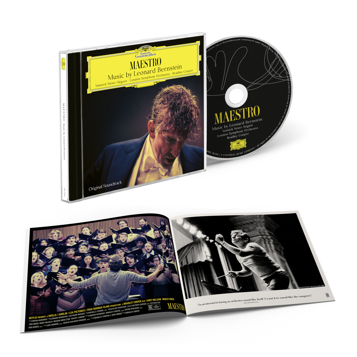 Yannick-Nézet-Séguin, Bradley Cooper, London Symphony Orchestra Maestro: Music by Leonard Bernstein (OST) CD + limitiertem Fotoalbum 337017