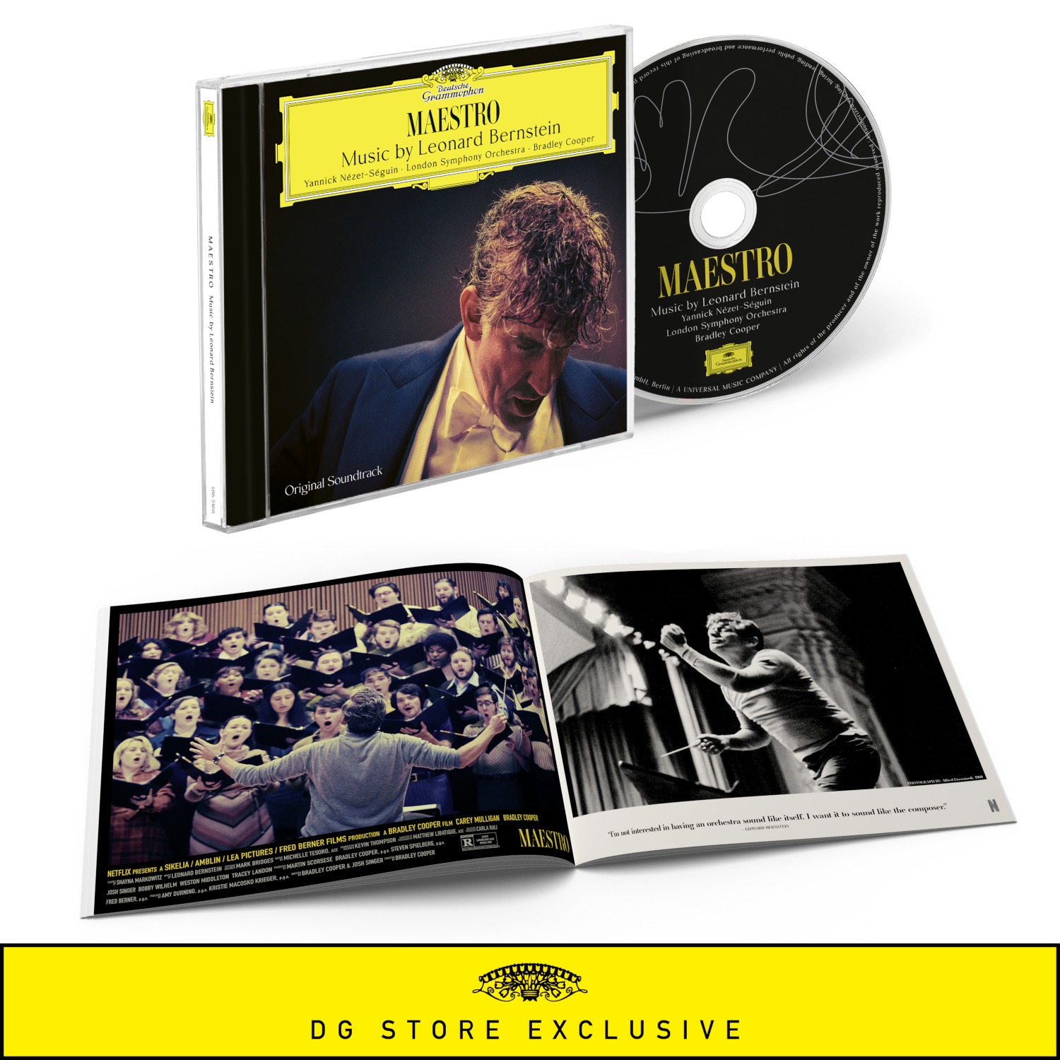 Yannick-Nézet-Séguin, Bradley Cooper, London Symphony Orchestra Maestro: Music by Leonard Bernstein (OST) CD + limitiertem Fotoalbum 339837