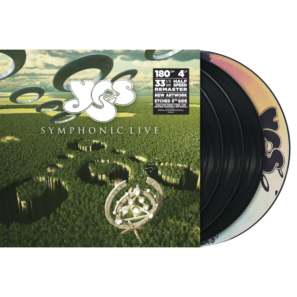 Yes SYMPHONIC LIVE 180g Half-speed mastered 4LP 429474