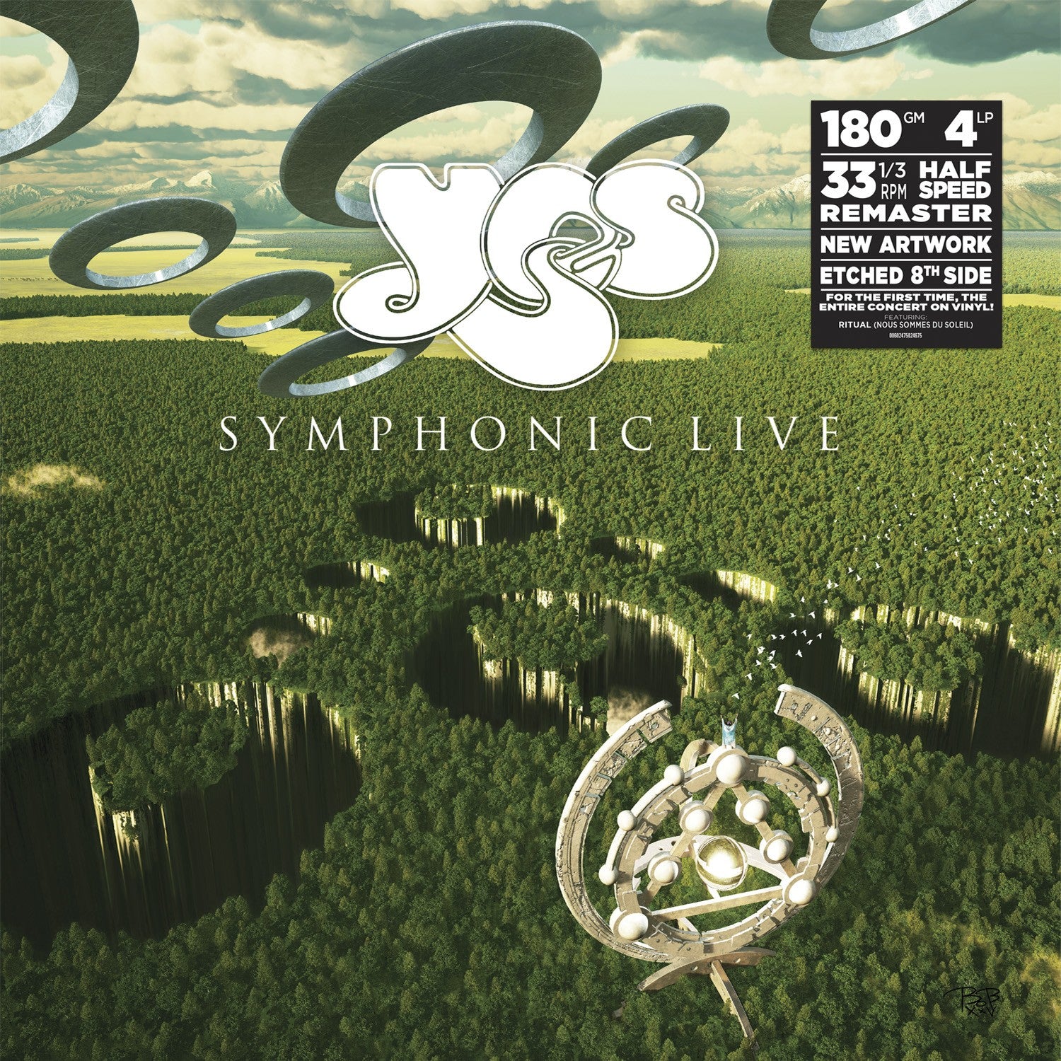 Yes SYMPHONIC LIVE 180g Half-speed mastered 4LP 429478