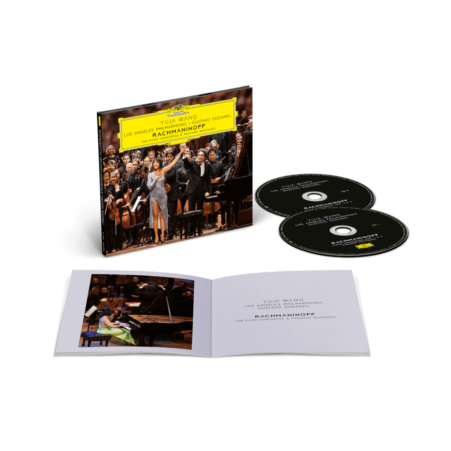Yuja Wang, Gustavo Dudamel, Los Angeles Philharmonic The Piano Concertos & Paganini Rhapsody  2CD Digipack  305195