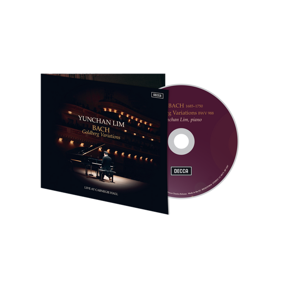 Yunchan Lim - Bach: Goldberg Variations (Live at Carnegie Hall, New York, 2025) (1CD Digisleeve)