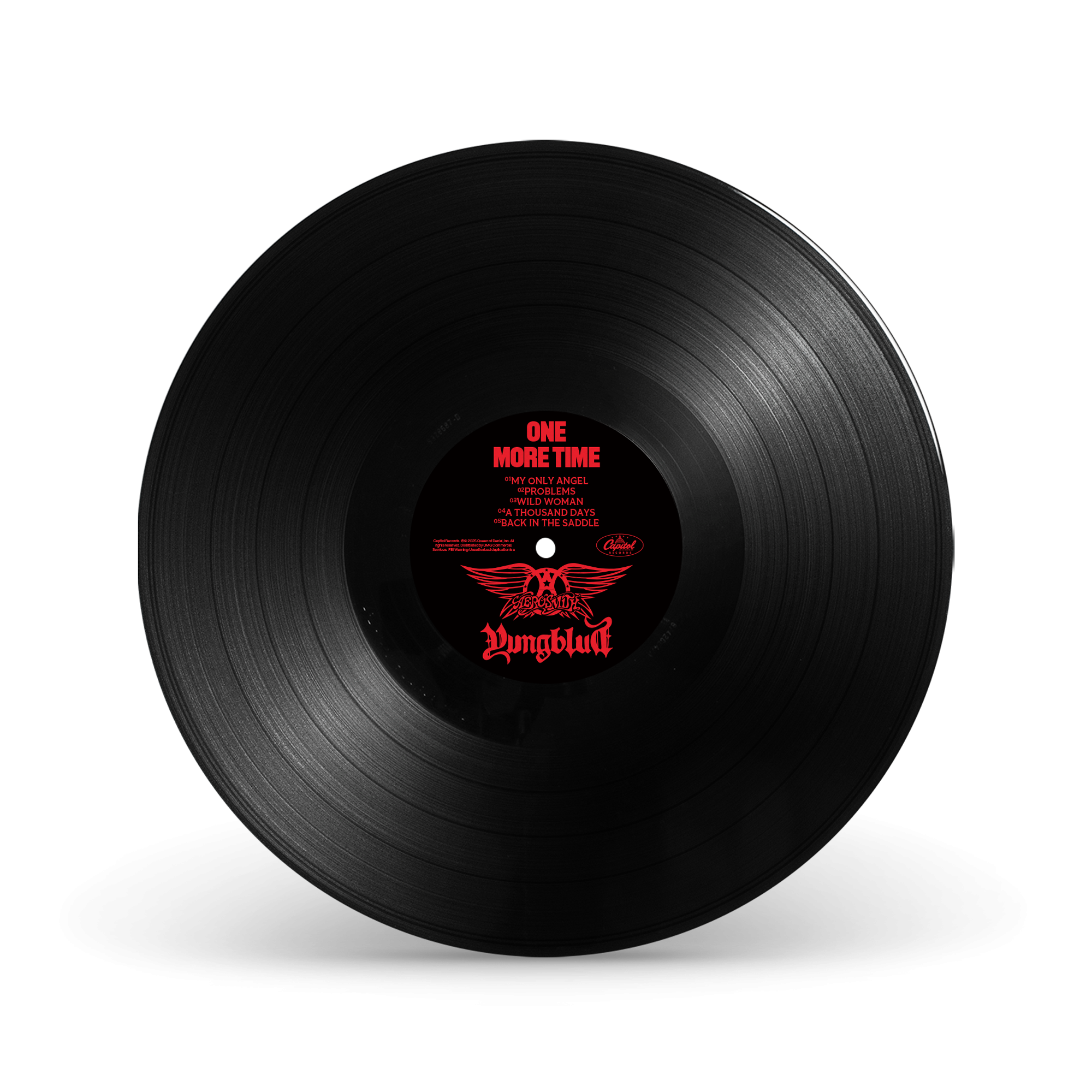 Yungblud & Aerosmith Aerosmith & YUNGBLUD - One More Time - Black Vinyl, CD + Signed Art Card Black Vinyl + Signed Art Card 421610