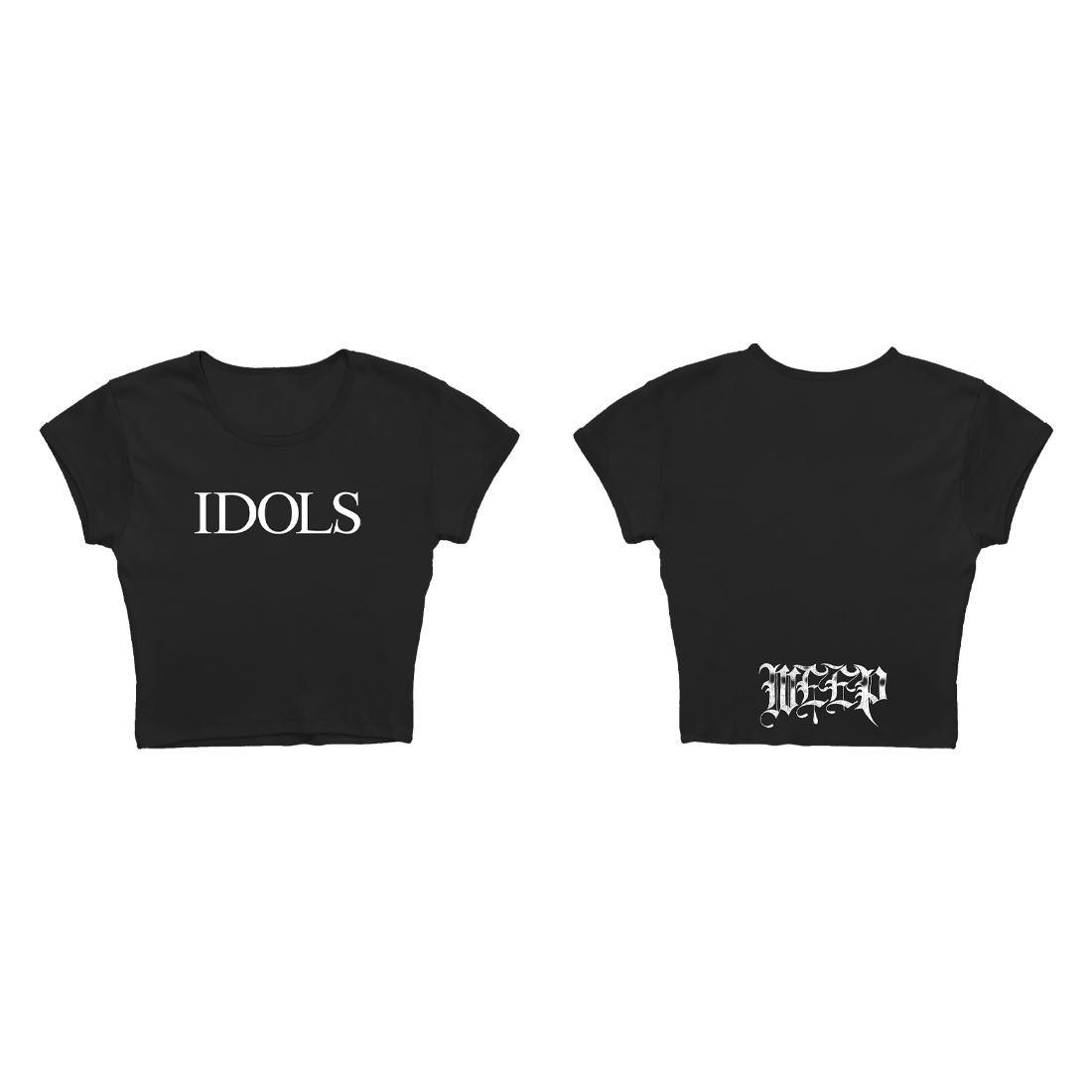 Yungblud IDOLS WEEP BLACK BABY T-SHIRT T-Shirts 418684
