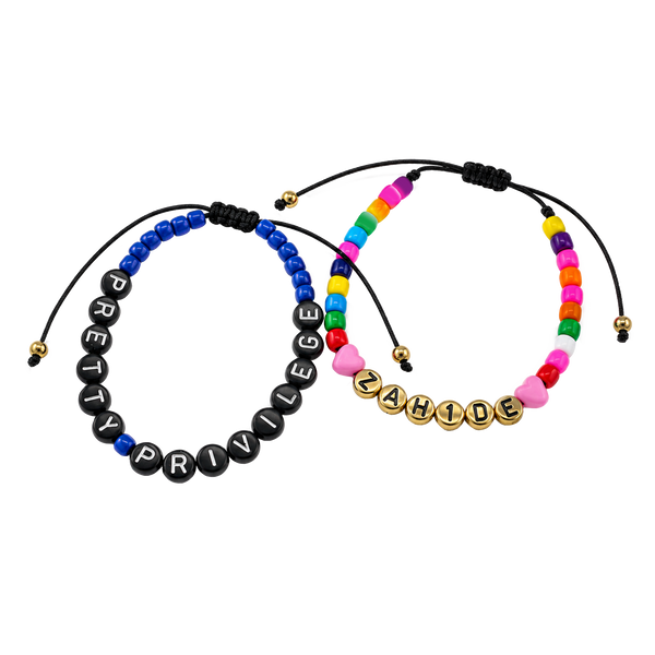 ZAH1DE - 2er Perlenarmband-Set (Armschmuck)