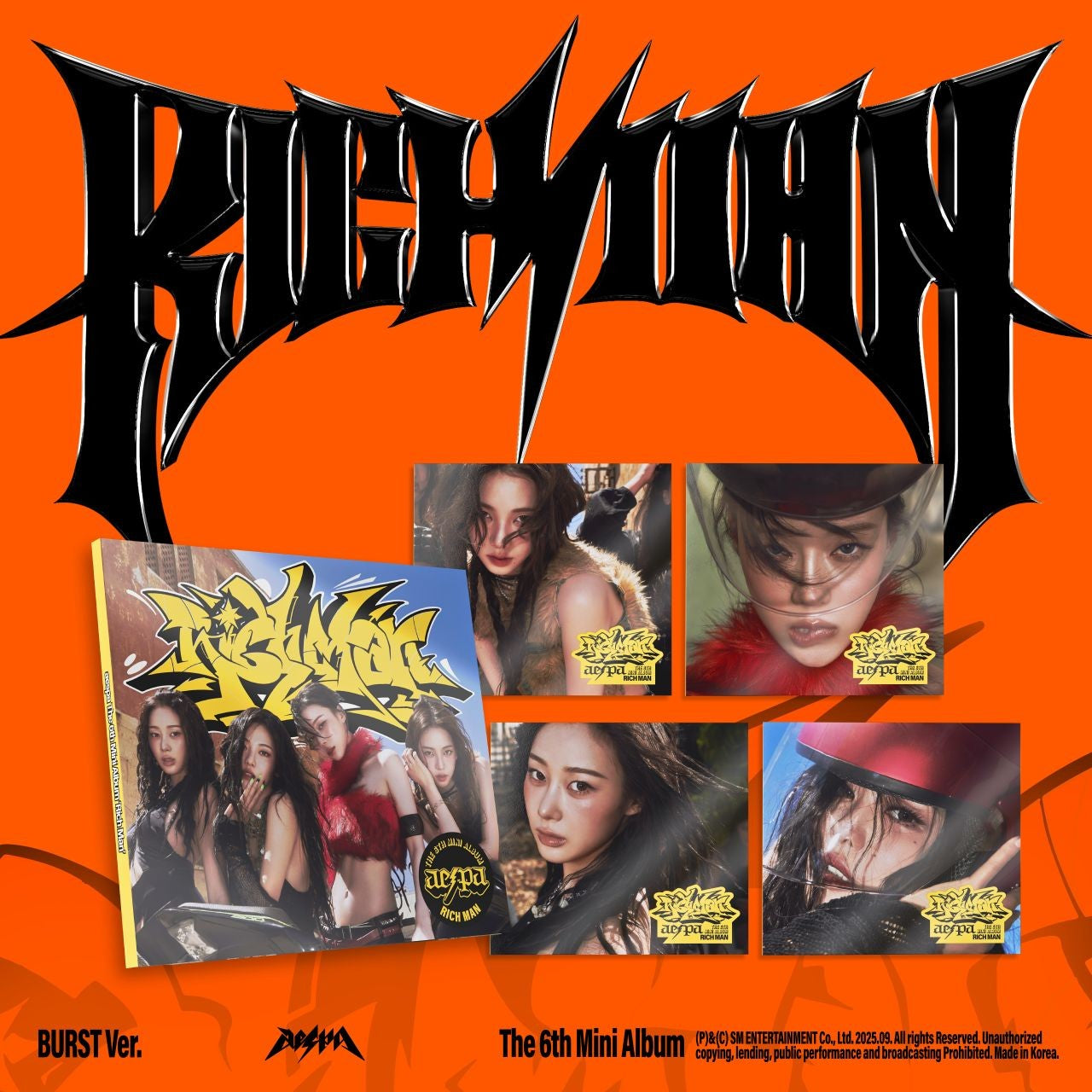 The 6th Mini Album 'Rich Man' (BURST Ver.) (WINTER Version) - Bravado