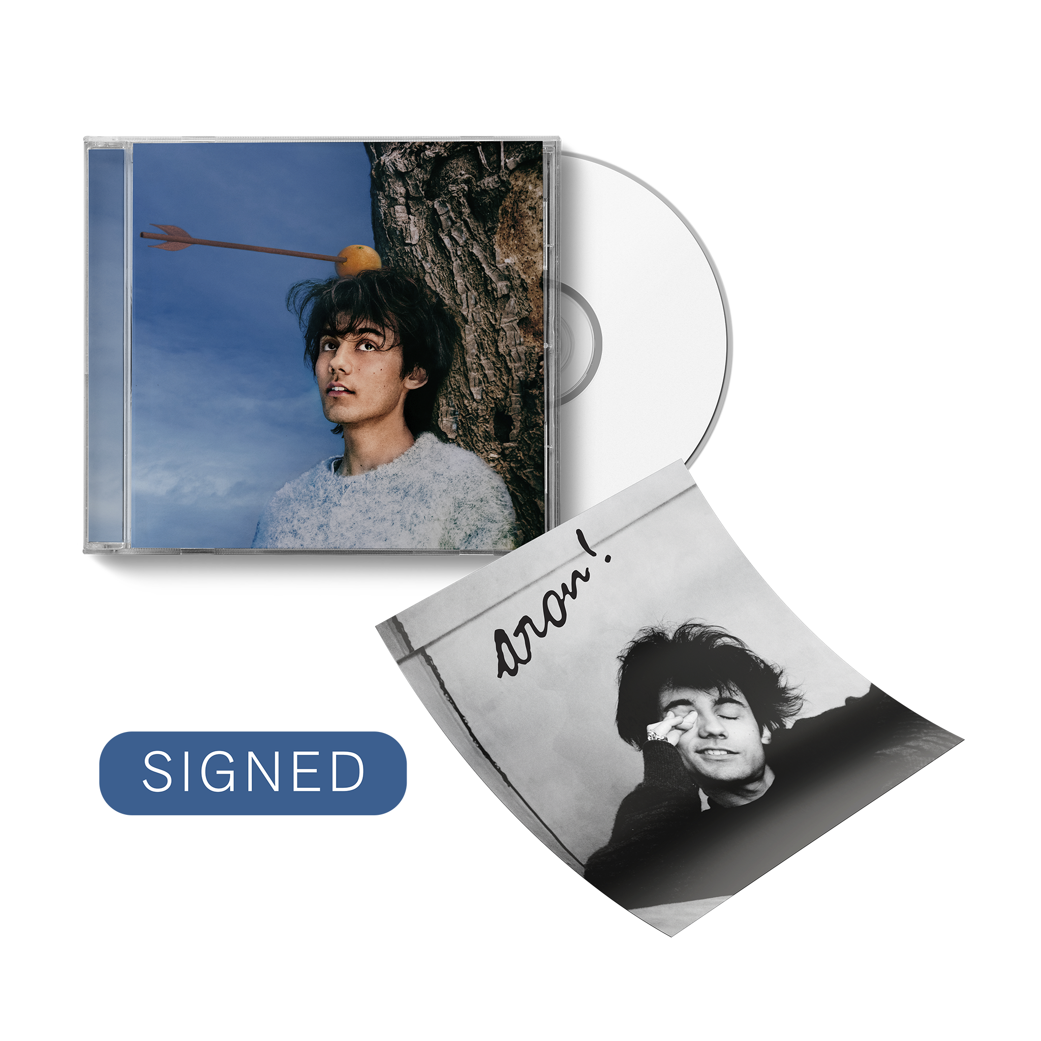 aron! Too Close For Running CD + signed ArtCard 453093