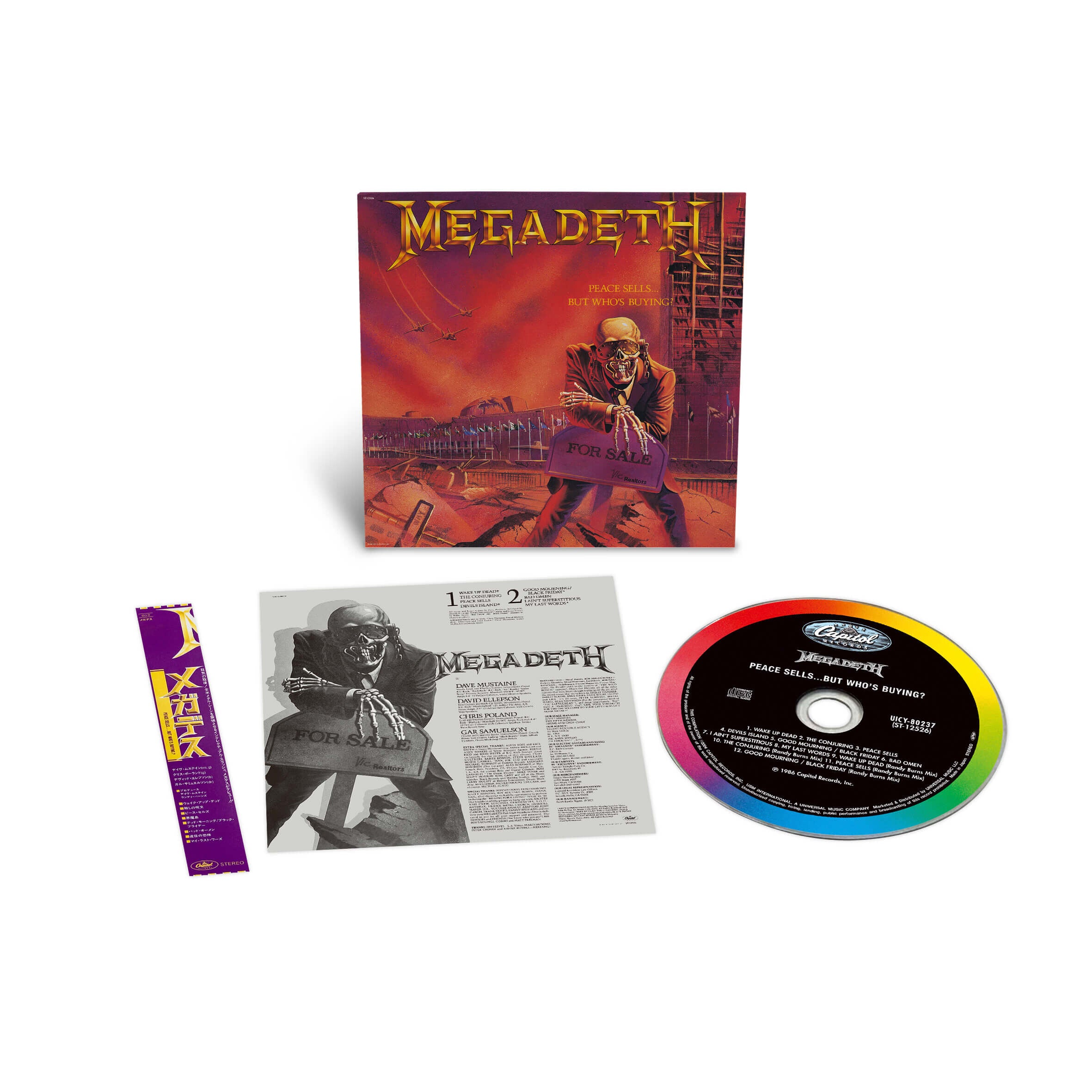 Megadeth Peace Sells... but Who's Buying? Limited Japanese SHM-CD 266394