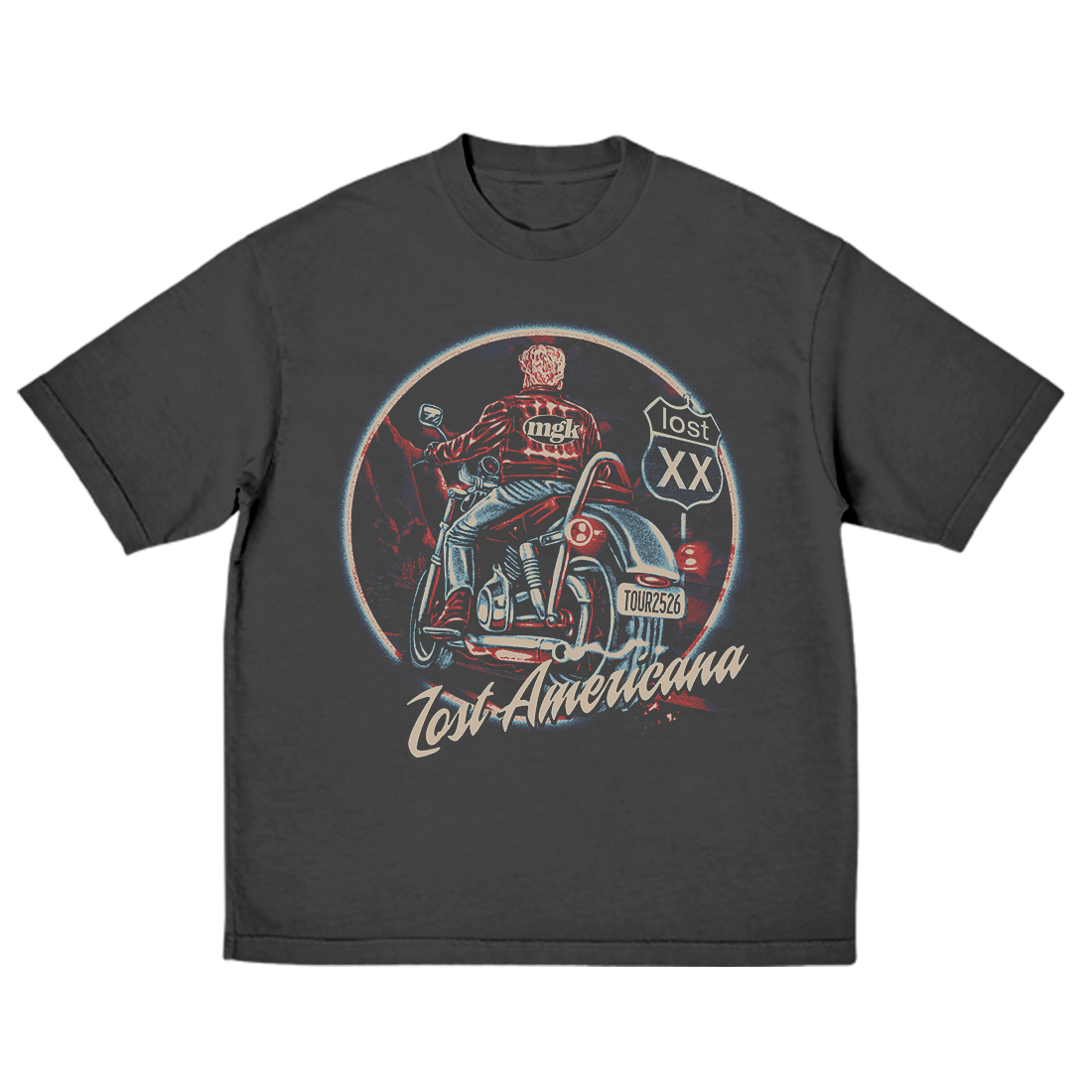 mgk motorcycle tour tee T-Shirt 446864