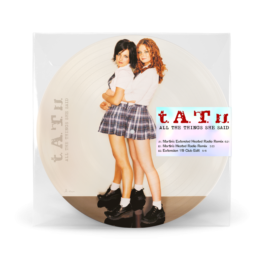 t.A.T.u. All The Things She Said  12inch picture vinyl 45rpm 436251