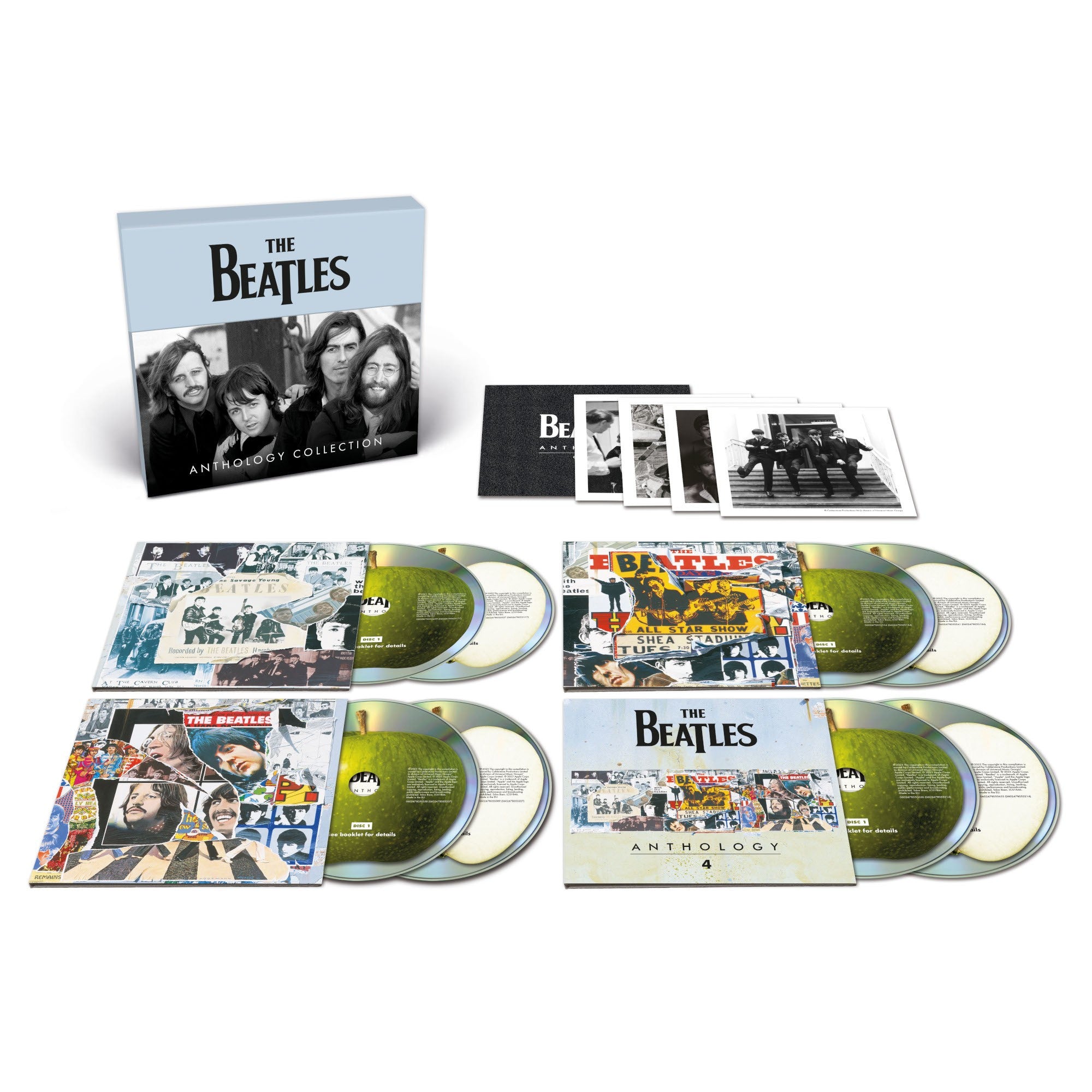 The Beatles Anthology Collection (2025 Edition) Limited, Numbered Photo Art Card Set: 8CD Boxset 419176
